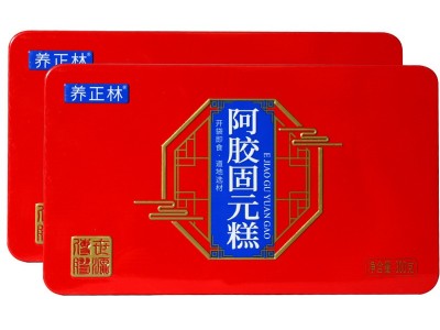 山东东阿养正林铁盒装阿胶固元糕300克女士即食型阿胶糕全国招商图2