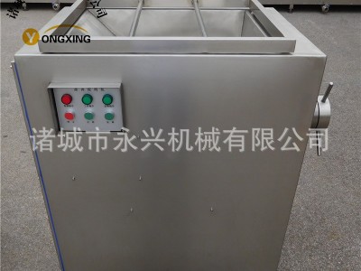 全自动绞肉机 商用型不锈钢 立式鲜冻肉单绞肉机 冻肉刨肉机图3