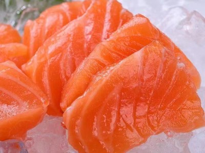 新鲜三文鱼中段 日式料理海鲜刺身辅食400g/盒三文鱼送调料图4