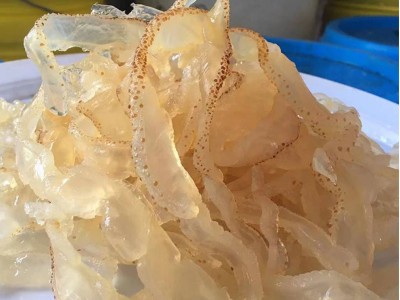 批发珊瑚花海蜇丝500克非即食花点珊瑚海蜇天然爽脆凉拌菜海蜇丝图4