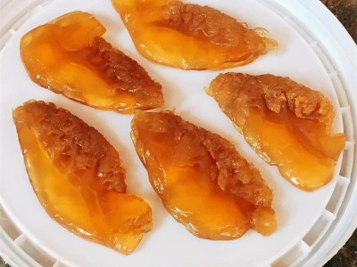 海蜇头批发小叶片红海蜇凉拌菜20斤桶装非即食爽脆盐腌海蜇头海鲜图4