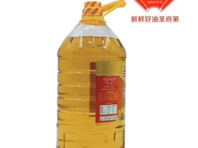 包邮山东圣府第 5升花生玉米芝麻大豆食用油一件代发5L调和油图2