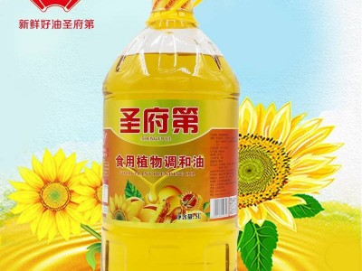 包邮山东圣府第 5升花生玉米芝麻大豆食用油一件代发5L调和油图4
