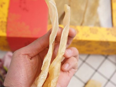 半开片淡水鱼胶花胶 加厚 30头占头鱼胶片巴沙鱼胶无齿芒鱼肚500g图5