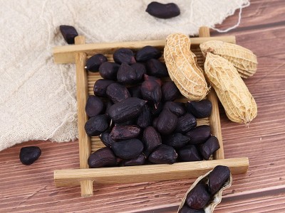 云南小粒黑花生黑皮农家花生原味零食坚果饱满果壳500g散装批发图3