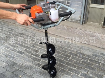 霍山县效率快螺旋钻地机 园林机械手提式 D小型挖坑机图4