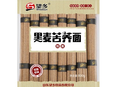 山东望乡粗粮杂粮面条粮油米面速食荞麦面挂面面条黑麦苦荞面批发图3