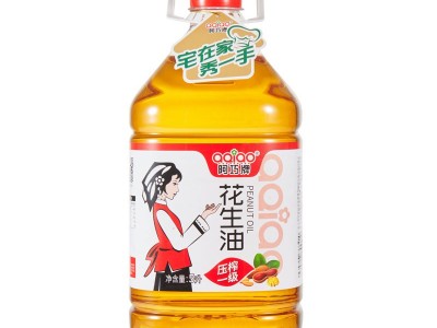 阿巧牌压榨一级花生油5L 物理压榨 家庭装实惠花生油 招商团购图5