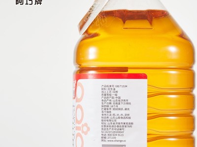 阿巧牌压榨一级花生油5L 物理压榨 家庭装实惠花生油 招商团购图4