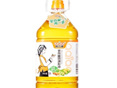 阿巧牌非转基因调和油5L 新包装优选原料调和油 招商团购批发图5