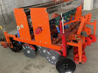 新式双箱小麦苜蓿旱稻条播机 10行12行14行双箱小麦播种施肥机图2
