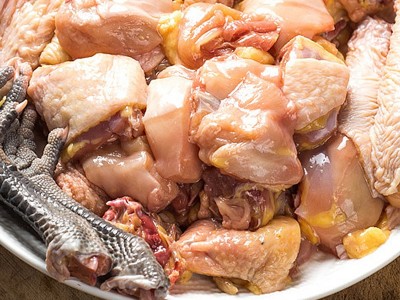 生鲜冷冻黑爪公鸡青脚鸡黑爪鸡9kg/箱青爪公鸡饭店食堂家用食材图2