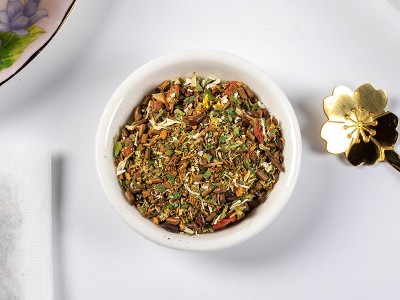 厂家菊花决明子茶5克*30包牛皮纸组合花茶批发袋装冲泡花果茶图3