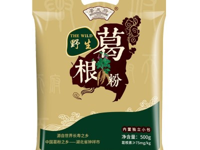 现货 钟祥纯正野生葛根粉500克/袋真品天然农家柴葛粉网红代餐粉图5