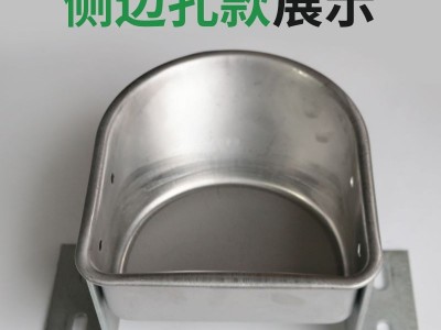 不锈钢猪用饮水碗兽用半圆水盆猪水位器饮水槽猪饮水器养猪设备图4