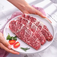 澳洲安格斯和牛M5上脑边进口谷饲雪花牛肉原切免洗冷冻牛排礼品装