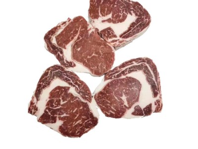 澳洲1265厂安格斯谷饲240天M3+M5+眼肉 肋眼牛排冷冻雪花原切牛排图4