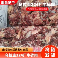 乌拉圭牛碎肉烧烤穿串绞肉馅炖煮炒菜进口牛碎肉80比例牛碎肉