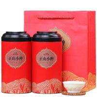 送茶具新茶 武夷山红茶桂圆浓香袋装礼盒装500克正山小种茶叶批发