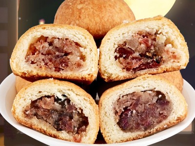 云南特产云腿小饼中秋月饼送礼礼盒装传统滇式酥皮月饼1000g四味图4