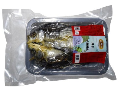 冷藏湖北特产手撕鲫鱼 整只手撕腊味干鲫鱼 生制半成品风干鲫鱼图3