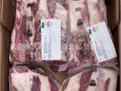 大量供应原切美国IBP正关红标牛小排安格斯牛小排整块出售可代切图3