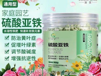 洛圣硫酸亚铁 调节土壤酸碱度防黄叶花卉蔬菜喜酸植物通用水溶肥图3