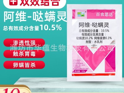 阿维跶螨灵 杀虫杀螨卵螨兼防 复配性好 高渗透杀虫图2