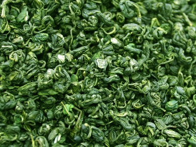 贵州绿茶2022新茶 高山云雾青茶炒青茶叶 绿宝石茶叶500g散装图2