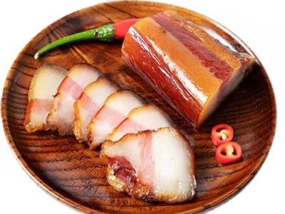 厂家批发偏肥五花肉烟熏五花肉槽头肉农家特产熏腊肉江湖地摊腊肉图2