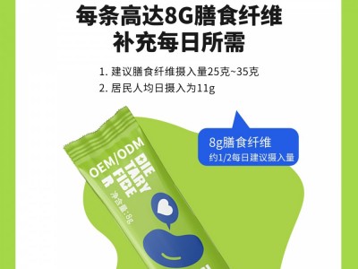 白芸豆膳食纤维粉oem 固体饮料代餐粉加工 果蔬粉剂贴牌定制图3