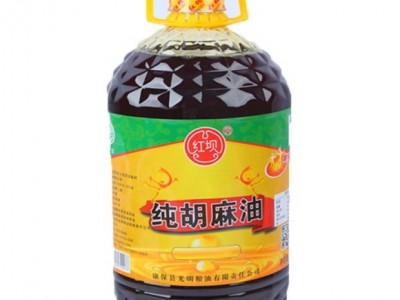 【5L】大容量物理压榨胡麻油桶装食用油植物油厂家直供图3