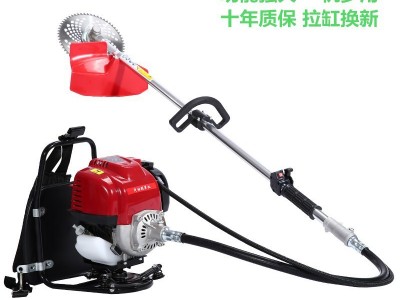 割灌机四冲程背负式除草机侧挂式汽油收割机割稻机草坪机割草机图5
