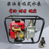 接力水泵汽油机柴油机水泵抽水机农业灌溉泵高扬程自吸高压消防泵