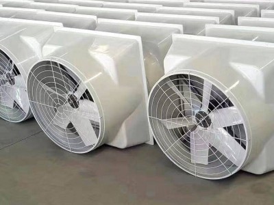 玻璃钢风机 畜牧养殖工厂降温 静音大风量排风扇1460型轴流风机图3