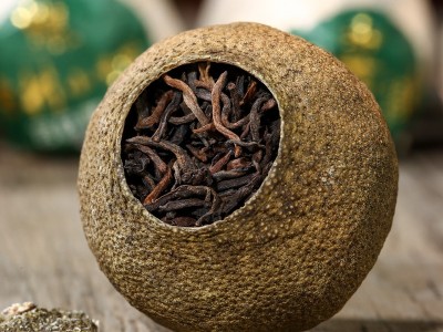 桔普柑橘子茶礼盒装批发500g小青柑普洱茶图3