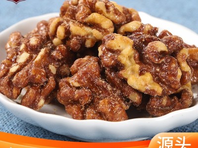 165g罐装琥珀核桃仁休闲食品坚果炒货零食批发可定制量大从优图1