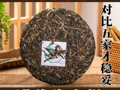 云南七子饼老班章生普冰岛普洱茶大树春茶老树陈年357普洱茶饼图4