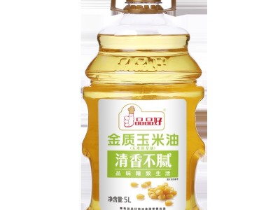品品好金质玉米油烘焙专用家用食用植物油健康清香不腻大瓶桶装5L图5