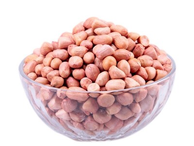 2020年新鲜花生米粉红皮不带壳生花生米大粒大小白沙花生米图4