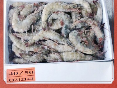 厄瓜多尔大虾单只活冻酒店餐厅冷冻海鲜批发30-40南美白虾盐冻虾图3