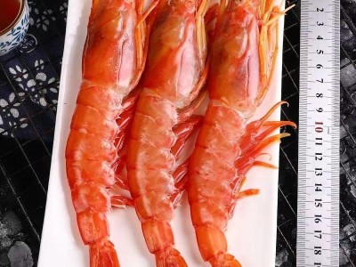 壳薄肉多红虾冷冻 海捕L1红虾海鲜虾批发图2