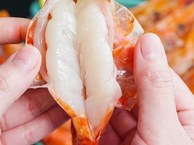 壳薄肉多红虾冷冻 海捕L1红虾海鲜虾批发图5