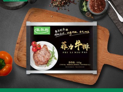 菲力黑椒儿童牛排 炒菜聚餐用黑椒牛排 厂家销售盒装半成品牛排图2