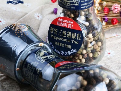 香料调味批发 蒂安三色胡椒粒（研磨瓶装）42g 意大利原装进口图4