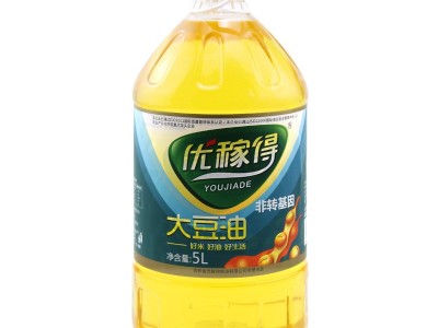优稼得食用油 大豆油 非转基因一级5L图2