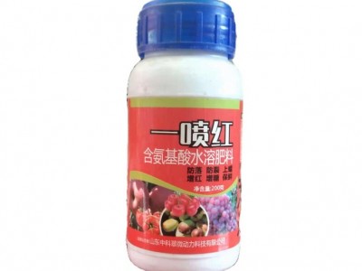 一喷红辣椒葡萄番茄瓜果中药材氨基酸水溶肥催红剂上色叶面肥图5