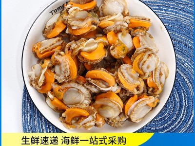 批发 扇贝肉 带黄大扇贝肉 海鲜水产扇贝 冷冻扇贝肉批发图1