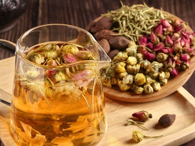 聊聊时光 玫瑰胎菊花茶柠檬片 罐装茉莉花茶 礼品花茶 茶品组合图4