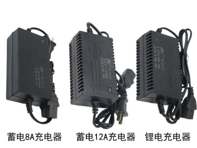 厂家批发8A12A蓄电锂电充电器正反接 农用充电 电动喷雾器充电器图3